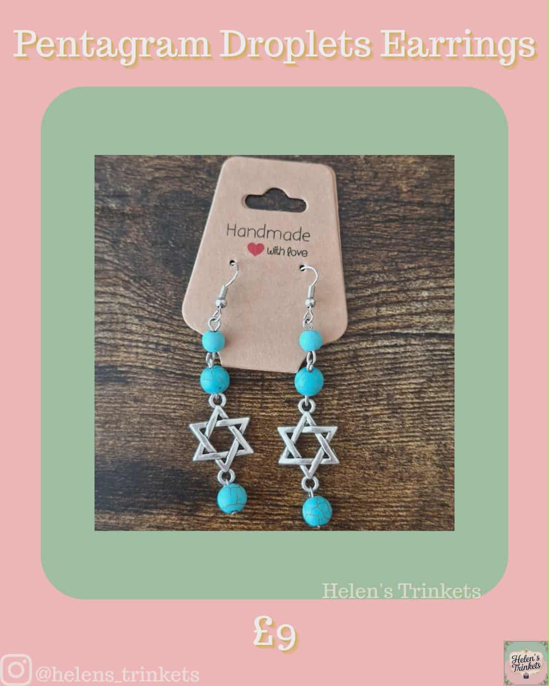 Pentagram droplets