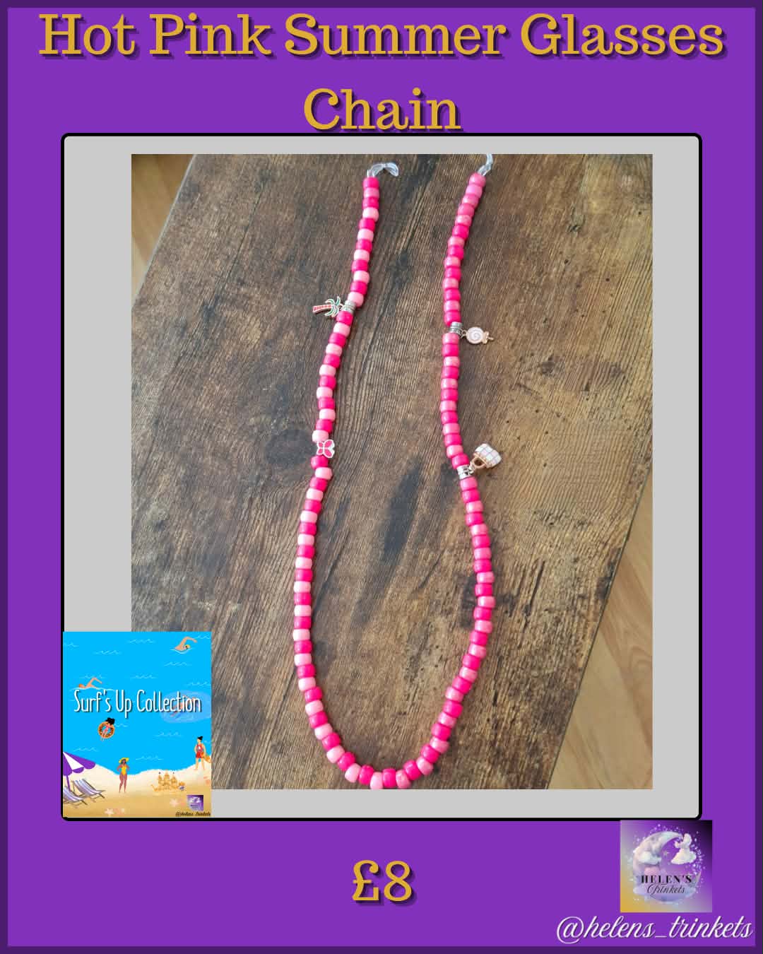 Hot Pink Summer ☀️ Glasses chain