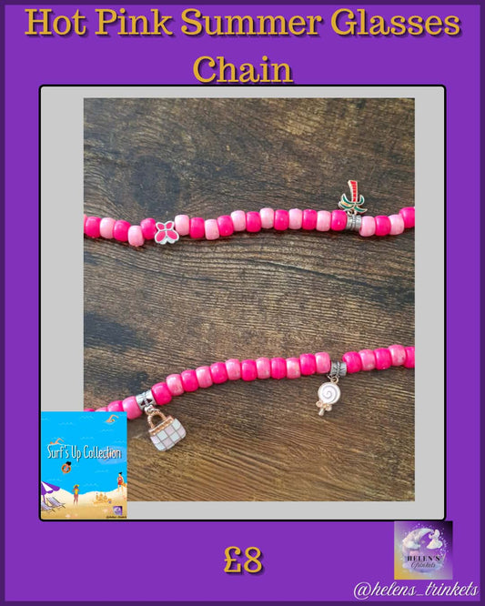 Hot Pink Summer ☀️ Glasses chain