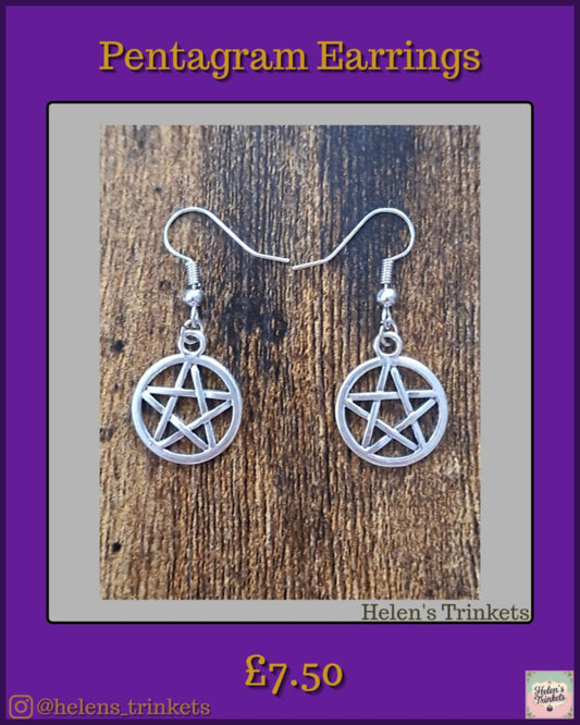 Pentagram Earrings