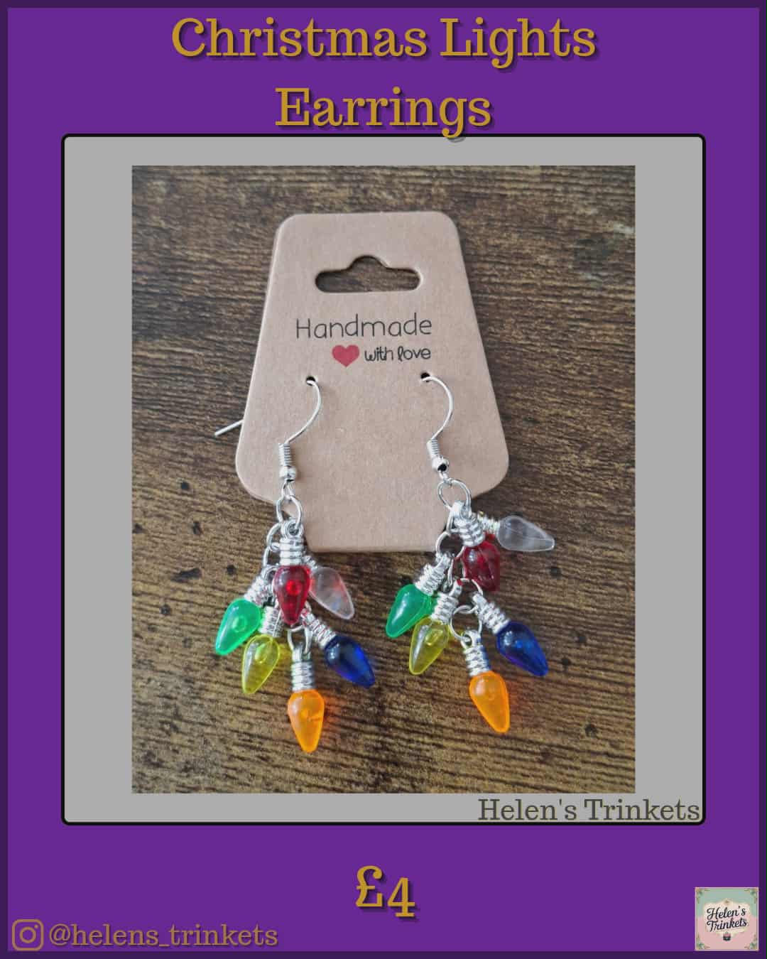 Christmas 🎄 lights earrings