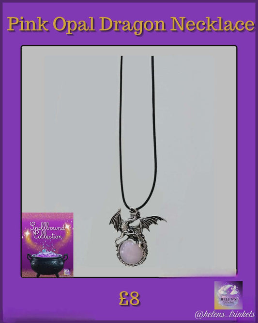 Pink opal dragon