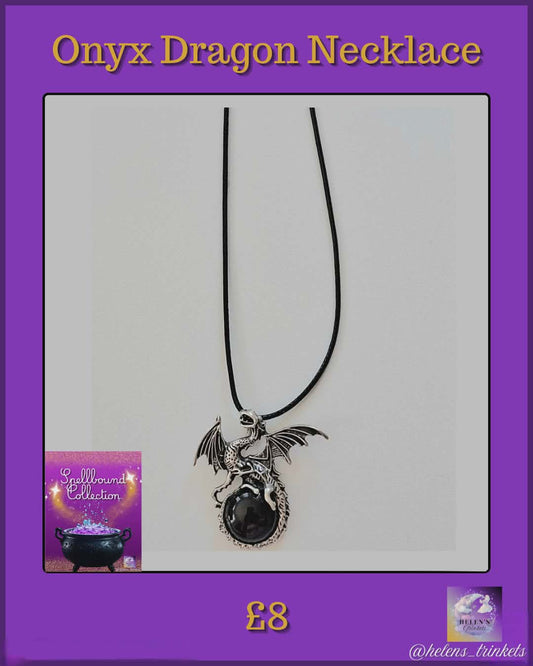 Onyx Dragon necklace