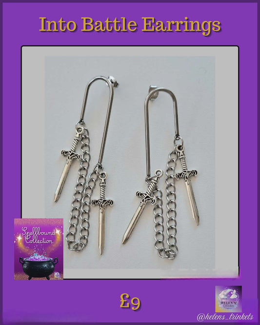Into Battle earings