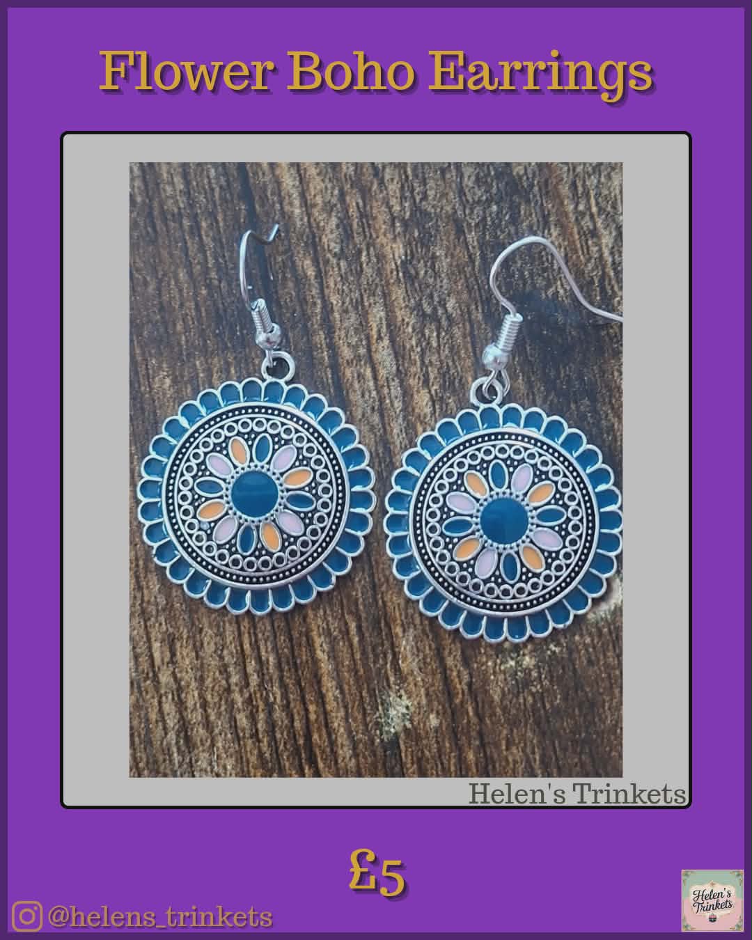 Flower Boho Earrings