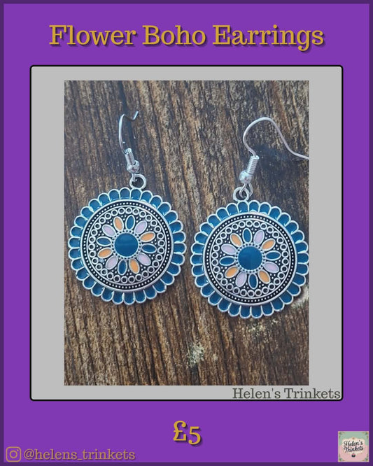 Flower Boho Earrings